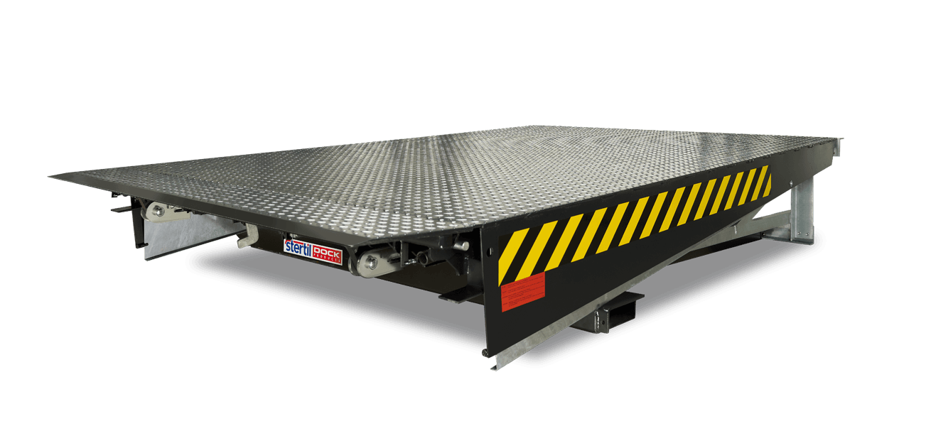 Stertil Dock Products ergonomic dock leveller for safe loading and unloading of goods