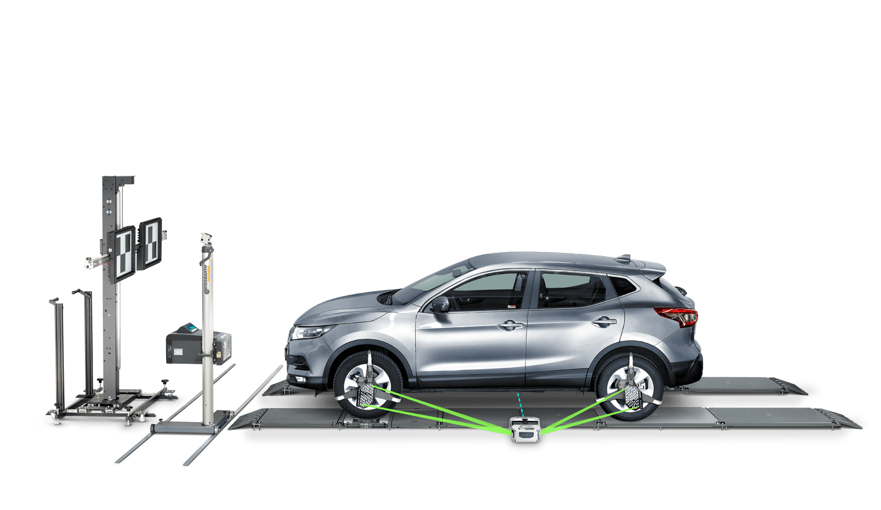 Beissbarth newest wheel alignment solution, Q.Lign
